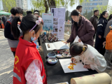 晨光社区开展“弘扬传统文化，廉政书法进社区”活动